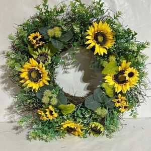 Ashland sunflower wreath
